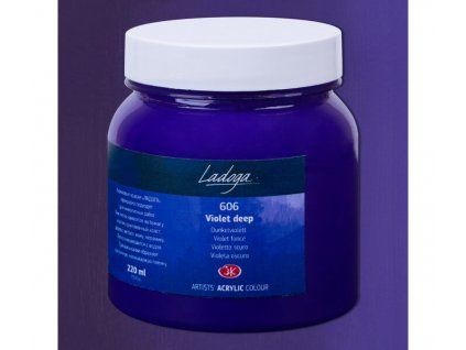 Nevskaya Palitra Ladoga akrylová barva 220 ml, odstín fialová tmavá 606