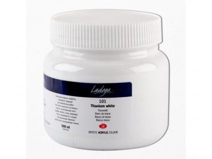 Nevskaya Palitra Ladoga akrylová barva 500 ml, odstín bílá titanová 101