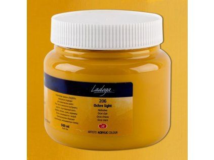 Nevskaya Palitra Ladoga akrylová barva 500 ml, odstín okr světlý 206