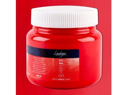 Nevskaya Palitra Ladoga akrylová barva 500 ml, odstín červená 331