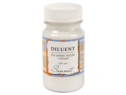Ředidlo na akryl Nevskaya Palitra Sonnet Diluent 100 ml, balení flakón