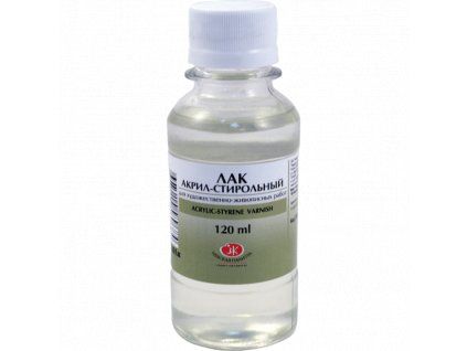 Nevskaya Palitra Acrylic Styrol Varnish 120 ml, reverzibilní lak pro akrylové barvy
