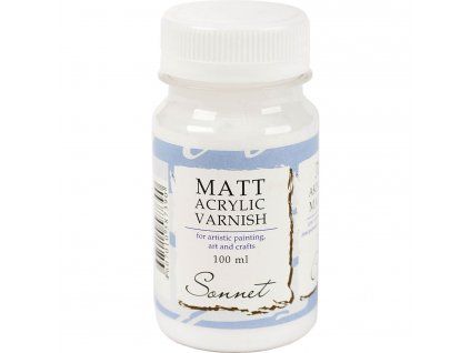 Matný akrylový lak Sonnet od Nevskaya Palitra, 100 ml, na vodní bázi