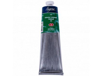 Nevskaya Palitra Ladoga olejová barva 120 ml, odstín Cobalt green deep HUE, hliníková tuba