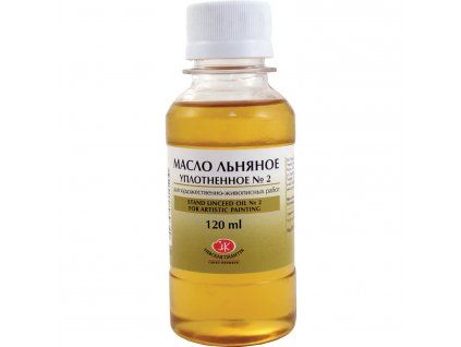 Zahuštěný lněný olej Nevskaya Palitra 120 ml, přípravek pro olejové barvy