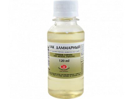 Nevskaya Palitra Damarový lak 120 ml, lesklý lak na olejové malby na rozpouštědlové bázi