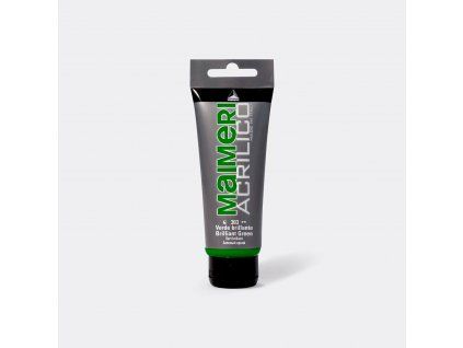 Maimeri Acrilico 200 ml akrylová barva odstín Zeleň brilantní 303