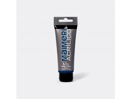 Akrylová barva Maimeri Acrilico 200 ml, odstín Phtalo Blue 378, modrá