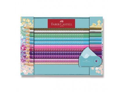 Sada pastelek Faber-Castell Sparkle 20 ks v plechové etui, kód 201641