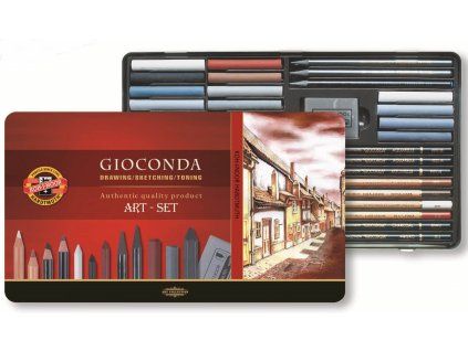 Koh-i-Noor Gioconda Art Set 8891, velká kreslířská souprava v plechové etui