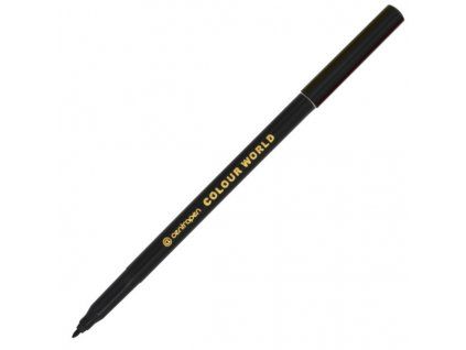 Centropen 7550 školní popisovač na papír, černá barva, hrot 1,8 mm, balení 50 ks