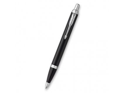 Kuličkové pero Parker IM Essential Black s chromovými doplňky a matnou černou úpravou těla
