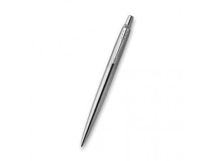 Kuličkové pero Parker Jotter Stainless Steel CT z broušené nerezové oceli s chromovým klipem