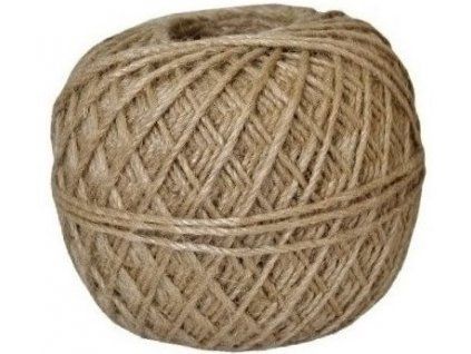 Jutový motouz Juta 1700x2 tex, návin 1000g, průměr 3,5 mm, nosnost 32 kg
