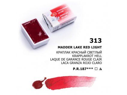 Nevskaya Palitra White Nights akvarelová barva 2,5 ml, odstín Madder lake red light