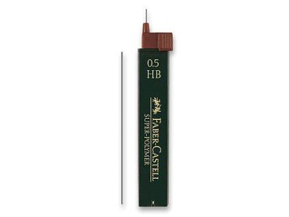 Faber-Castell Super Polymer tuhy do mikrotužky 0,5 mm, tvrdost HB