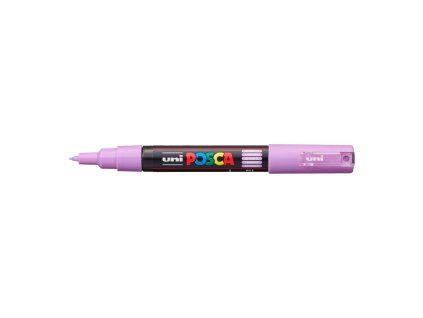 Akrylový popisovač Uni Posca PC-1M 0,7 mm, levandulová barva P11, ultra tenký hrot