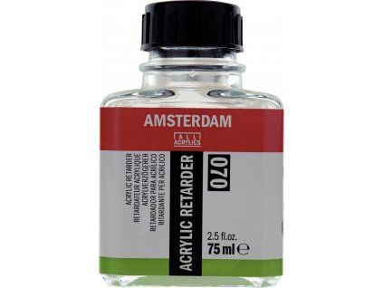 Retardér Amsterdam pro akrylové barvy, tekutý přípravek 75 ml, zpomalení schnutí