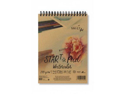 SM.LT Start Pad Watercolor A5, akvarelový blok 240 g/m2, 20 listů, kroužková vazba