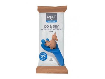 Creall DO&DRY samotvrdnoucí modelovací hmota 1 kg, barva terracotta