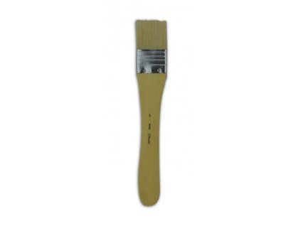 Plochý štětinový spalter t_brush 8009 šířka 40 mm, bílá vepřová štětina