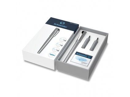 Kaligrafické plnící pero Schneider Callissima antracit, sada se třemi hroty 1,1, 1,5 a 1,8 mm