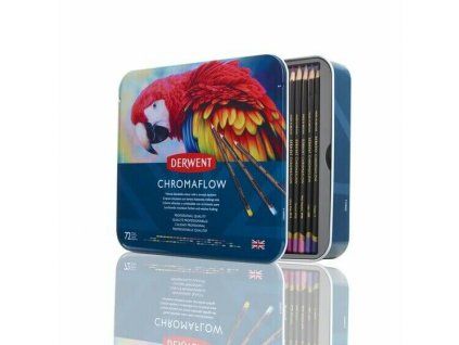 Derwent Chromaflow sada 72 uměleckých pastelů s měkkým jádrem a vysokou pigmentací