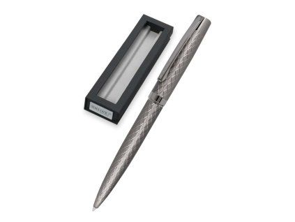 ONLINE Eleganza Diamond Titan kuličkové pero otočné, kovové tělo v titanové barvě, dárková krabička