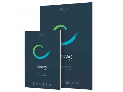 Phoenix Canvas Pad A4, lepený blok 10 listů bavlněného plátna, 280 g/m2