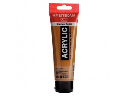 Royal Talens Amsterdam akrylová barva 120 ml, odstín 234 Raw Sienna, střední viskozita