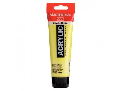 Akrylová barva Royal Talens Amsterdam 120 ml, odstín 267 Azo Yellow Lemon, žlutá