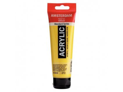 Royal Talens Amsterdam akrylová barva 120 ml, odstín 272 Transparent Yellow Medium