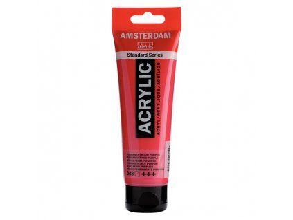 Royal Talens Amsterdam akrylová barva 120 ml, odstín 348 Permanent Red Purple