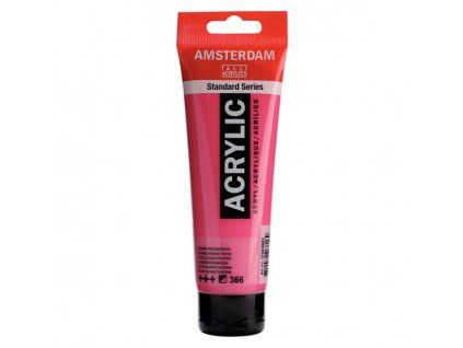Royal Talens Amsterdam akrylová barva 120 ml, odstín 366 Quinacridone rose, saténový povrch