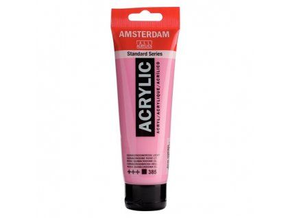 Royal Talens Amsterdam akrylová barva 120 ml, odstín 385 Quinacridone rose Light