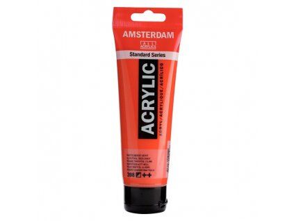 Royal Talens Amsterdam akrylová barva 120 ml, odstín 398 Naphtol Red Light, červená