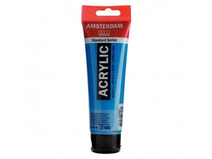 Royal Talens Amsterdam akrylová barva 120 ml, odstín 582 Manganese Blue, modrá