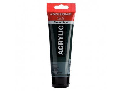 Akrylová barva Royal Talens Amsterdam 120 ml, odstín 623 Sap Green, zelená
