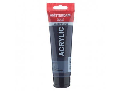 Royal Talens Amsterdam akrylová barva 120 ml, odstín 708 Paynes Grey, šedá