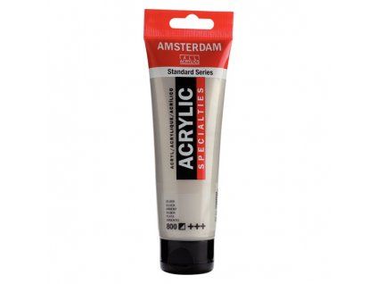 Royal Talens Amsterdam akrylová barva 120 ml, metalický odstín 800 Silver