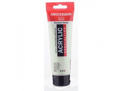 Royal Talens Amsterdam akrylová barva 120 ml, odstín 822 Pearl Green, perleťová zelená