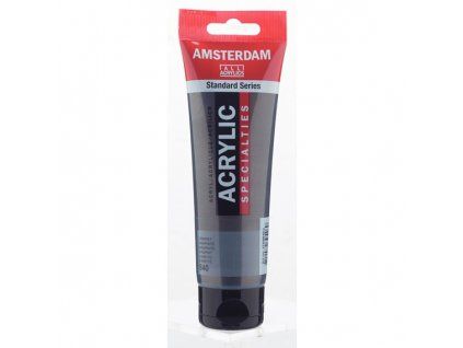 Royal Talens Amsterdam akrylová barva 120 ml, odstín 840 Graphite, metalická šedá