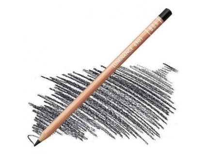 Caran D'ache Luminance 6901.009 umělecká pastelka černá, prémiová tuha FSC cedr