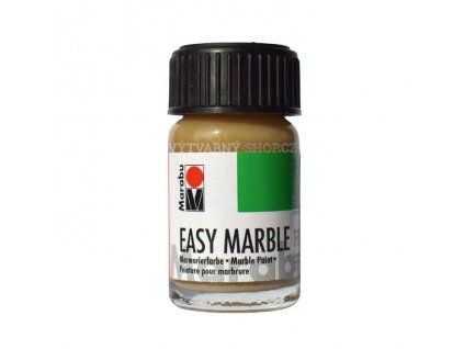 Marabu Easy Marble mramorovací barva 15 ml, odstín 049 cappuccino, hnědý tón