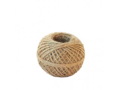 Jutový motouz Juta 500x3, cívka 250 g, přírodní materiál pro balení a dekoraci