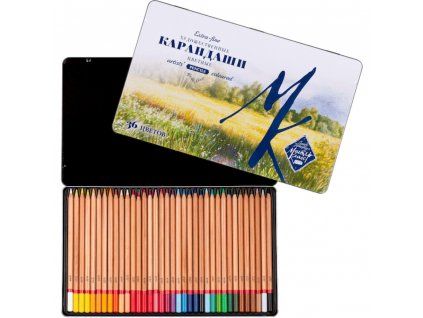 Nevskaya Palitra Master Class sada 36 uměleckých pastelek v plechovém obalu