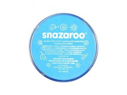 Snazaroo barva na obličej 18 ml tyrkysová, základní odstín pro malování obličeje