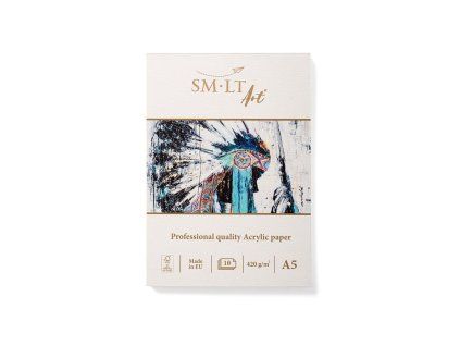 SM.LT Acrylic Professional blok A5, papír 420 g/m2 pro akrylovou malbu, 10 listů