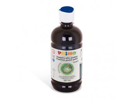 Temperová barva Primo Alta 500 ml, odstín černá, lahvička s dávkovačem