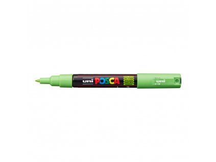 Akrylový popisovač Uni Posca 1M, šířka stopy 0,7 mm, odstín zelené jablko 72
